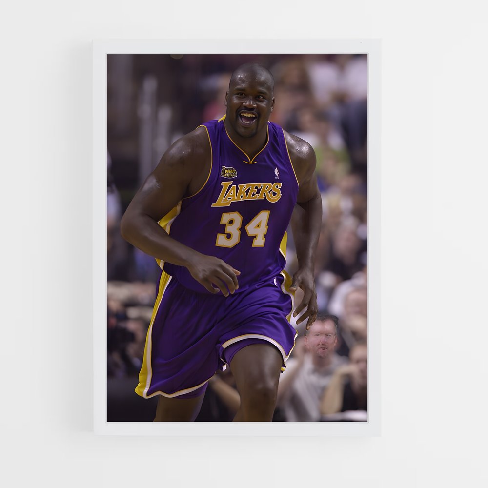 Poster Shaquille basket – affiche Basketball (vue 3)
